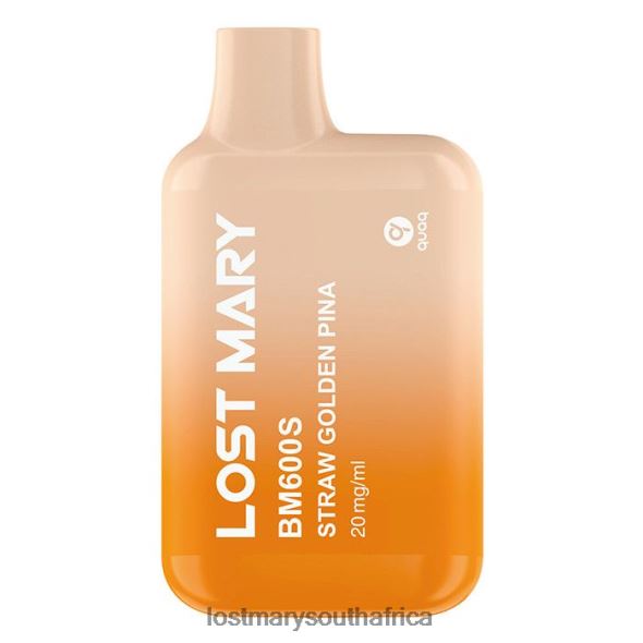 LOST MARY BM600S 20mg Disposable Vape Straw Golden Pina - Lost Mary Website L6R88J170
