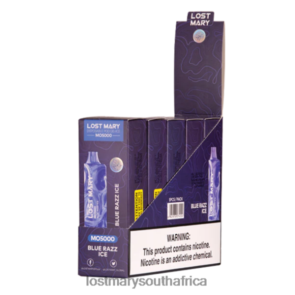 LOST MARY MO5000 Blue Razz Ice - Lost Mary Vape Price L6R88J13