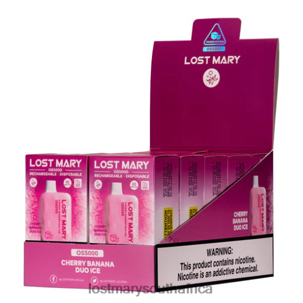 LOST MARY OS5000 Cherry Banana Duo Ice - Lost Mary Website L6R88J20