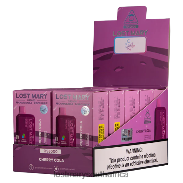 LOST MARY OS5000 Cherry Cola - Lost Mary Vape South Africa L6R88J22