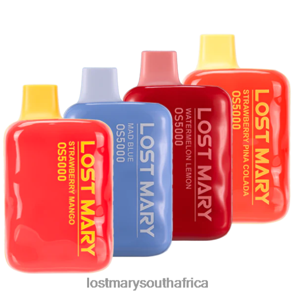 LOST MARY OS5000 Sampler Mad Blue/Strawberry Pina Colada/Watermelon Lemon/Strawberry Mango - Lost Mary Vape Flavours L6R88J45
