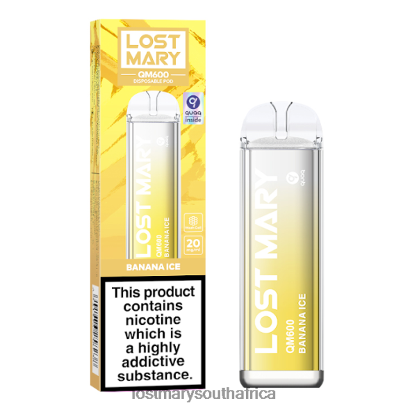 LOST MARY QM600 Disposable Vape Banana Ice - Lost Mary Vape Sale L6R88J167