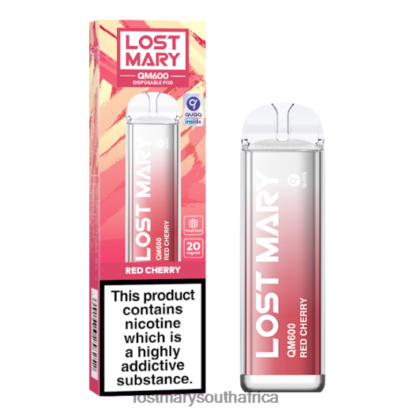 LOST MARY QM600 Disposable Vape Red Cherry - Lost Mary Vape South Africa L6R88J162